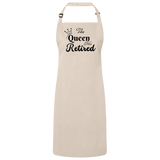 The Queen has Retired Sustainable Unisex Bib Apron