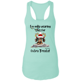 Dachshund Extra Treats! Women's Racerback Tank