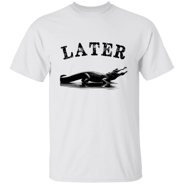 Later, Gator Men's 100% Cotton T-Shirt