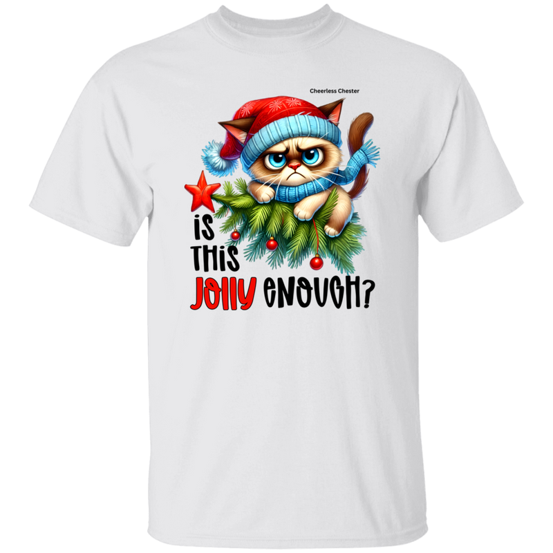 Is This Jolly Enough? Men's 100% Cotton T-Shirt