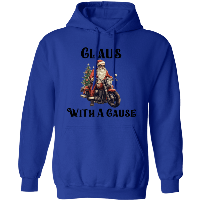 Claus With A Cause Men's Pullover Hoodie