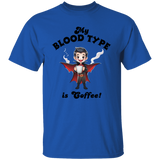 My Blood Type is Coffee! Men's 100% Cotton T-Shirt