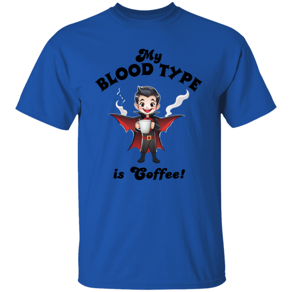 My Blood Type is Coffee! Men's 100% Cotton T-Shirt