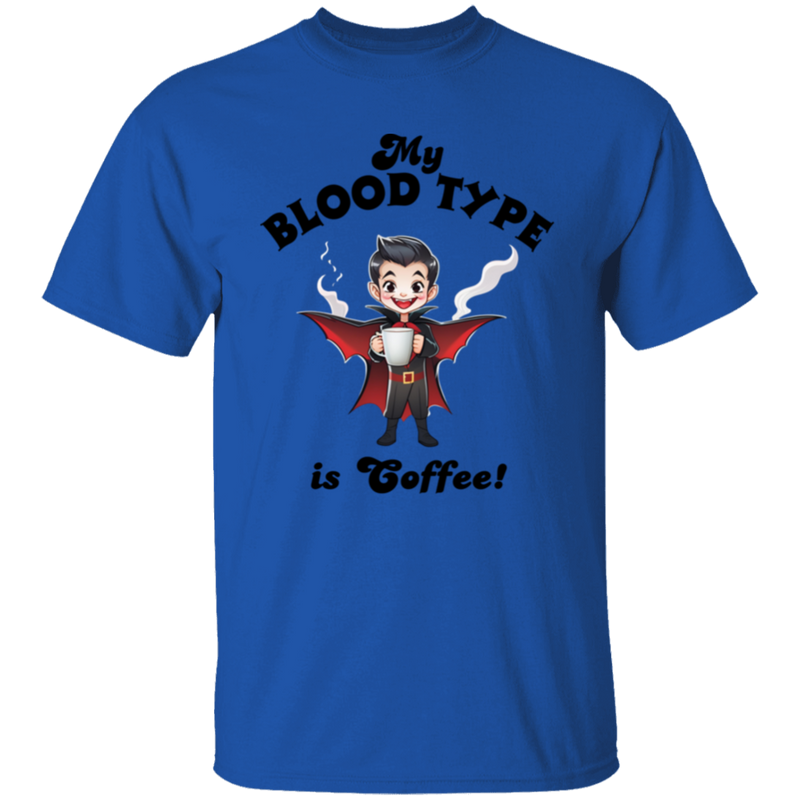 My Blood Type is Coffee! Men's 100% Cotton T-Shirt