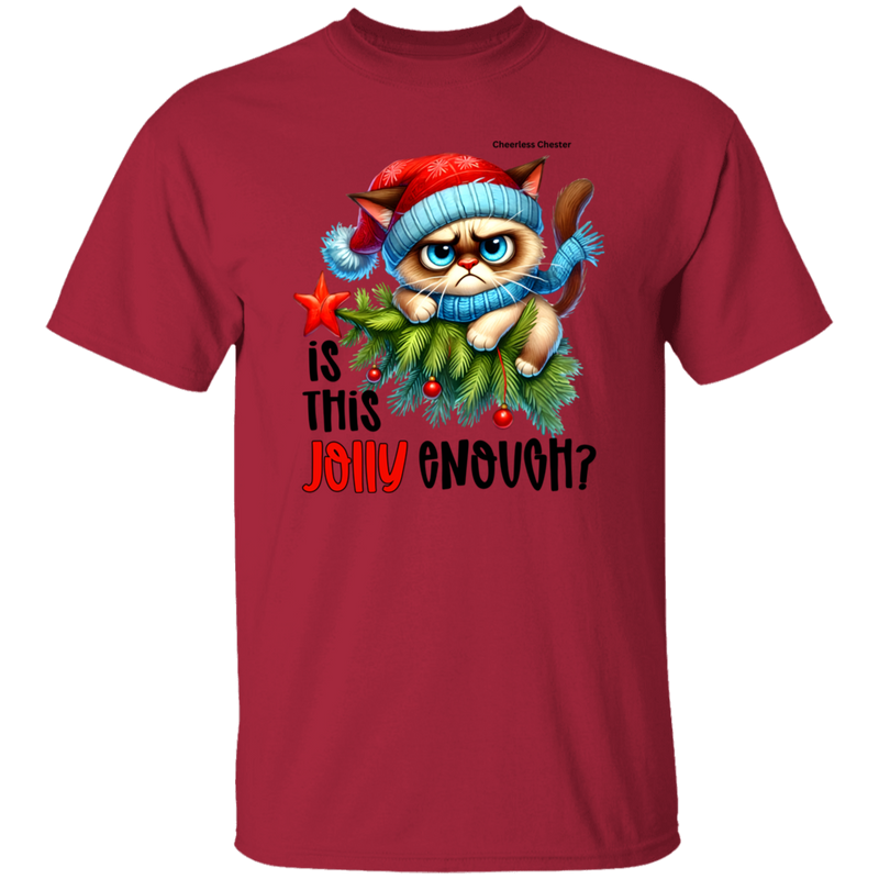 Is This Jolly Enough? Men's 100% Cotton T-Shirt