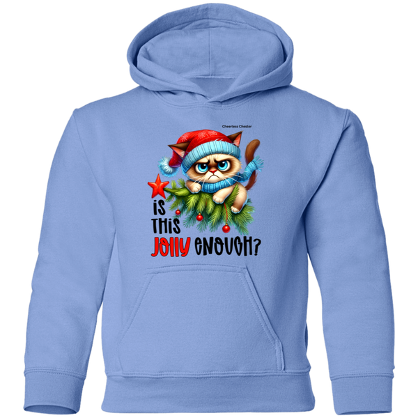 Is This Jolly Enough? Kid's Pullover Hoodie