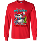 I Want To Be A Nice Person Kid's 100% Cotton Long Sleeve T-Shirt