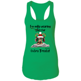 Dachshund Extra Treats! Women's Racerback Tank