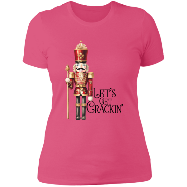 Let's Get Crackin' Women's 100% Cotton Slim Fit T-Shirt