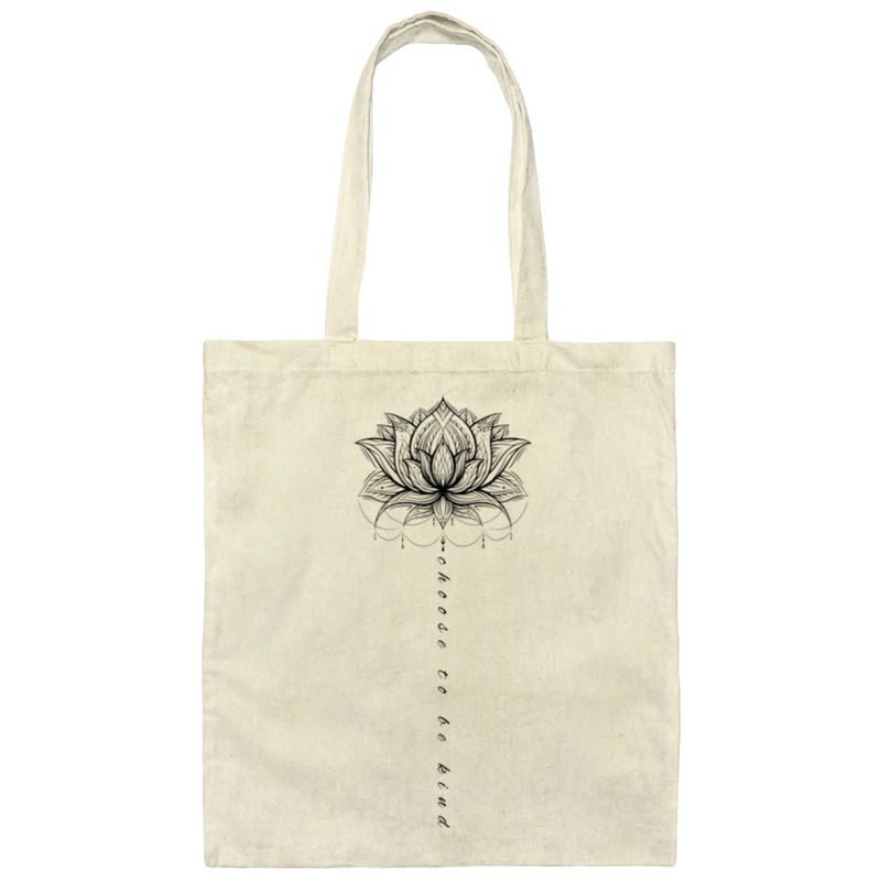 Choose to be kind  100% Cotton Canvas Tote Bag