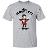 My Blood Type is Coffee! Men's 100% Cotton T-Shirt