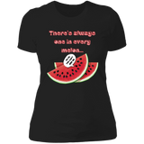 Watermelon World Forever Women's 100% Cotton Slim Fit T-Shirt