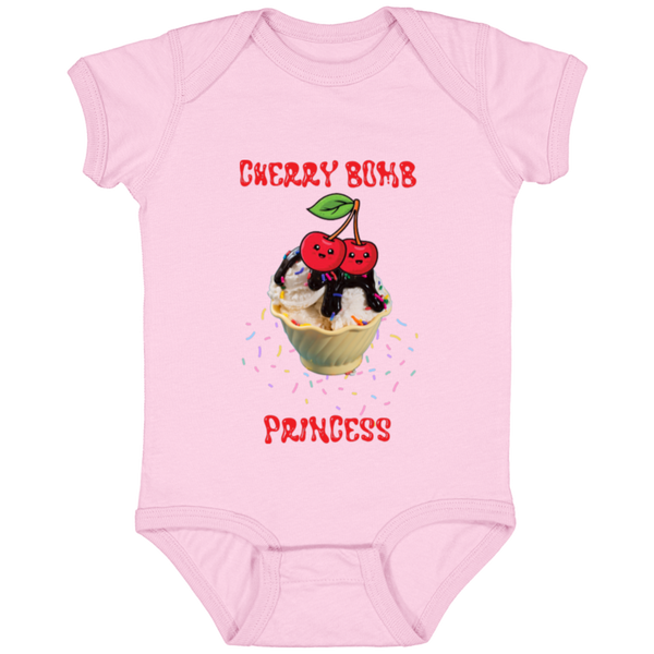 "Cherry Bomb" Baby Onesie