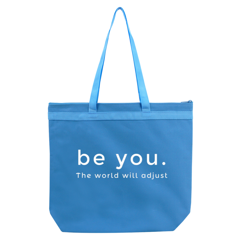 Be You. The World will Adjust Liberty Bags Melody Large Tote