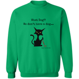 What dog?! Men's Crewneck Pullover Sweatshirt