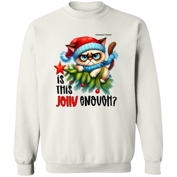 Is This Jolly Enough? Men's Pullover Sweatshirt