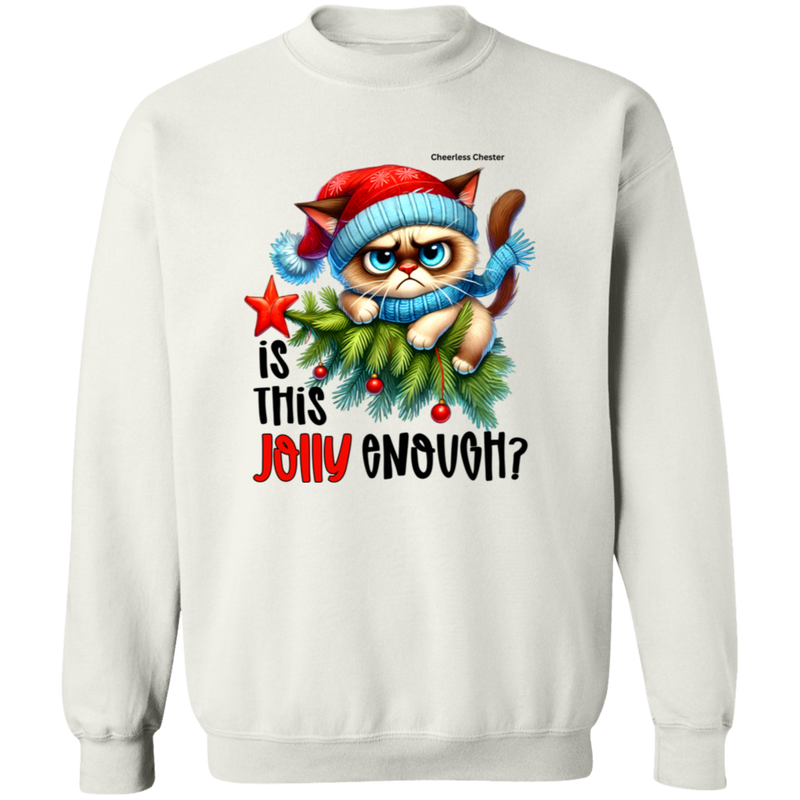 Is This Jolly Enough? Men's Pullover Sweatshirt