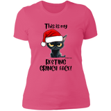 Resting Grinch Face Women's 100% Cotton Slim Fit T-Shirt