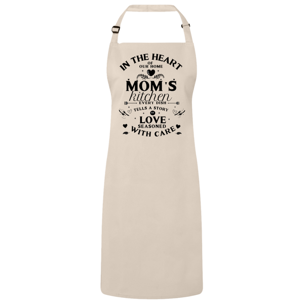 Mom's Kitchen with Love Cooking Apron