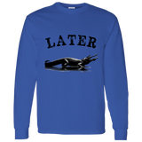 Later, Gator Men's 100% Cotton Long Sleeve T-Shirt