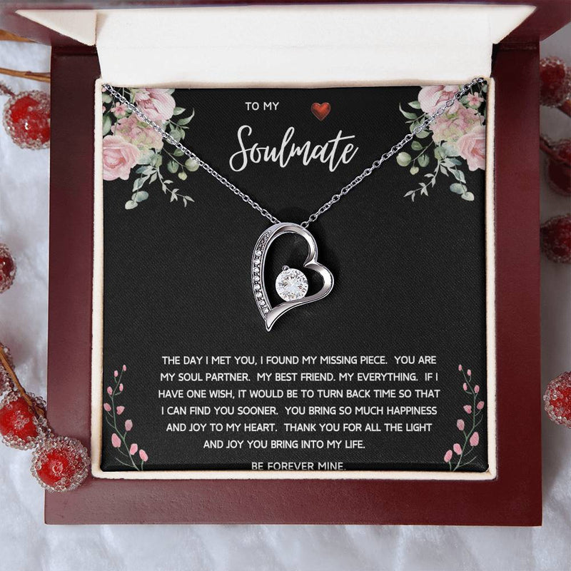 To My Soulmate Forever Love Necklace