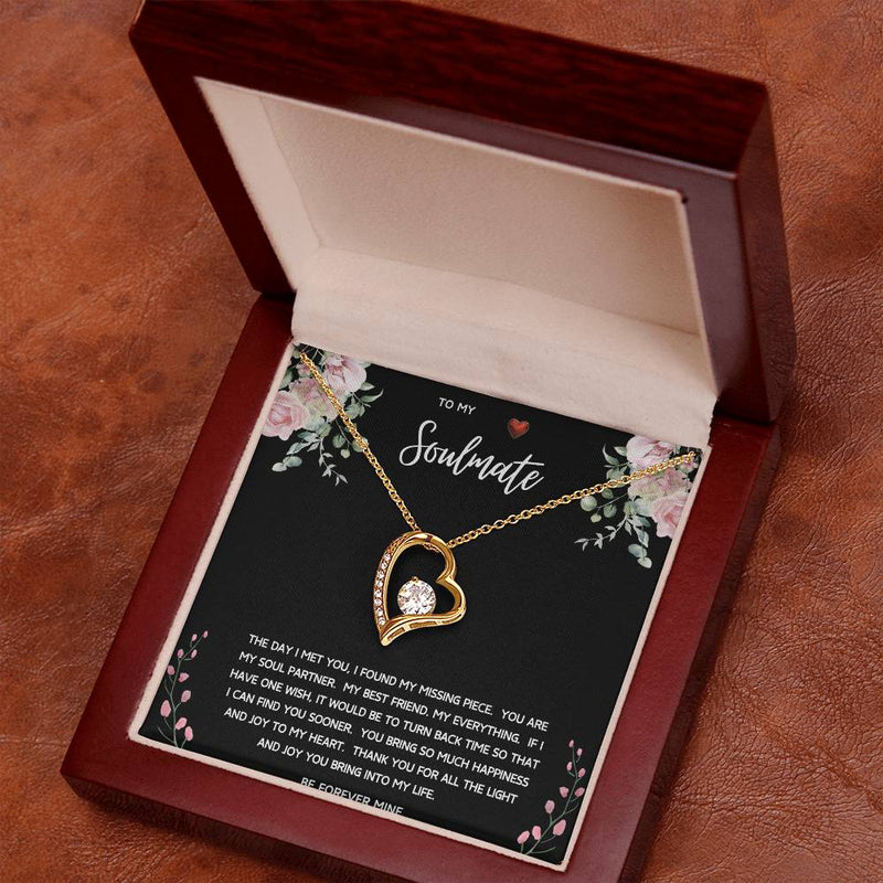 To My Soulmate Forever Love Necklace