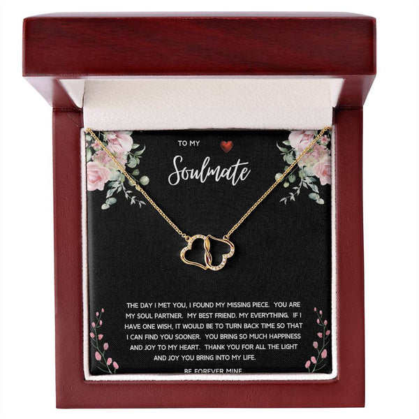 To My Soulmate Everlasting Love Necklace