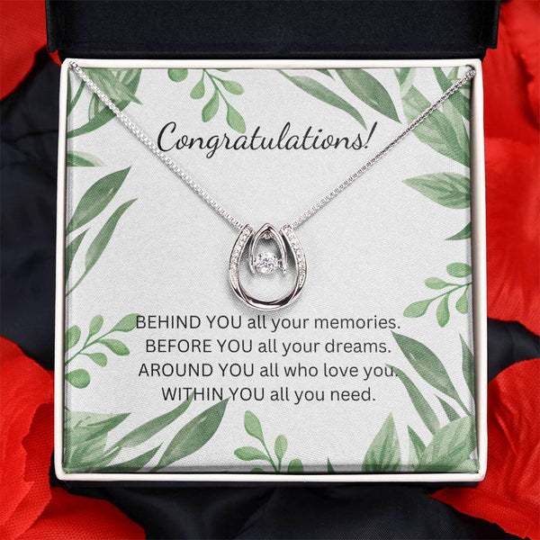 Congratulations Lucky In Love Necklace