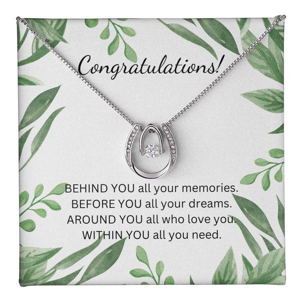 Congratulations Lucky In Love Necklace