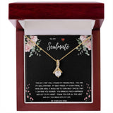 To My Soulmate Alluring Beauty Necklace