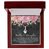 Mother and Daughter Alluring Beauty Pendant Necklace