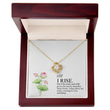 Still I Rise Love Knot Necklace