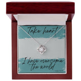 Take Heart Love Knot Necklace