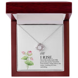 Still I Rise Love Knot Necklace