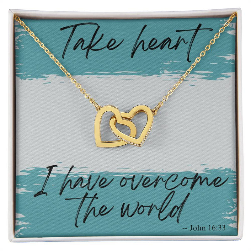 Take Heart Interlocking Hearts Necklace