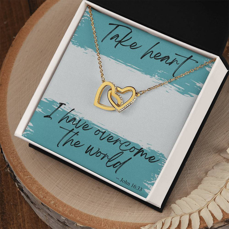 Take Heart Interlocking Hearts Necklace