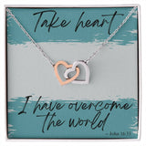 Take Heart Interlocking Hearts Necklace