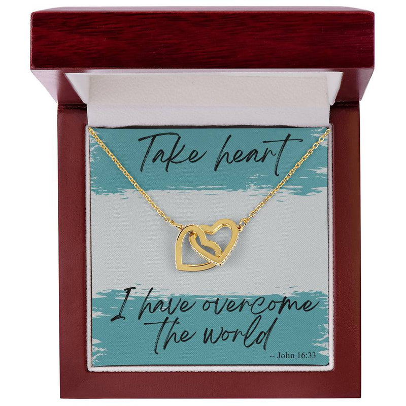 Take Heart Interlocking Hearts Necklace