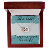 Take Heart Interlocking Hearts Necklace