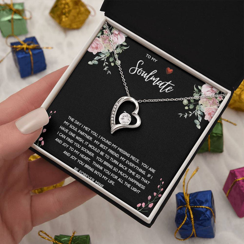 To My Soulmate Forever Love Necklace