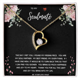 To My Soulmate Forever Love Necklace